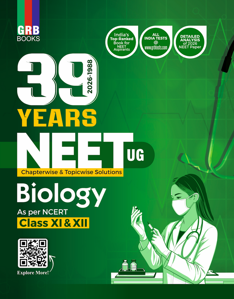 39 years (2026-1988) BIOLOGY Solved Papers (Chapterwise-Topicwise) For NEET (UG) 2027 Exam || AS PER REVISED SYLLABUS || Based On NCERT