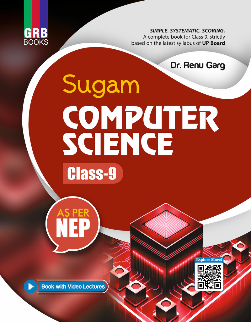 Sugam Computer Science for 9th || As Per NEP || Book With Video Lectures || Strictly Based On The Latest Syllabus Of UP Board || Dr. Renu Garg