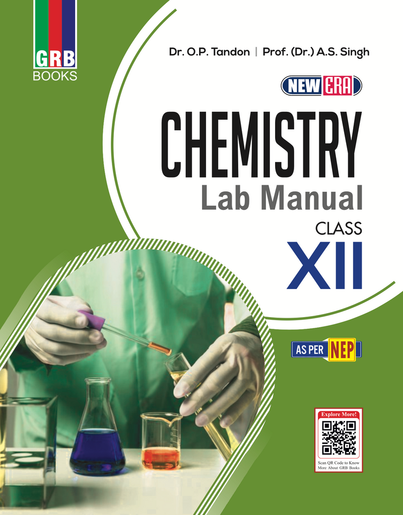 GRB New Era Chemistry Lab Manual For Class XII || As Per NEP.
