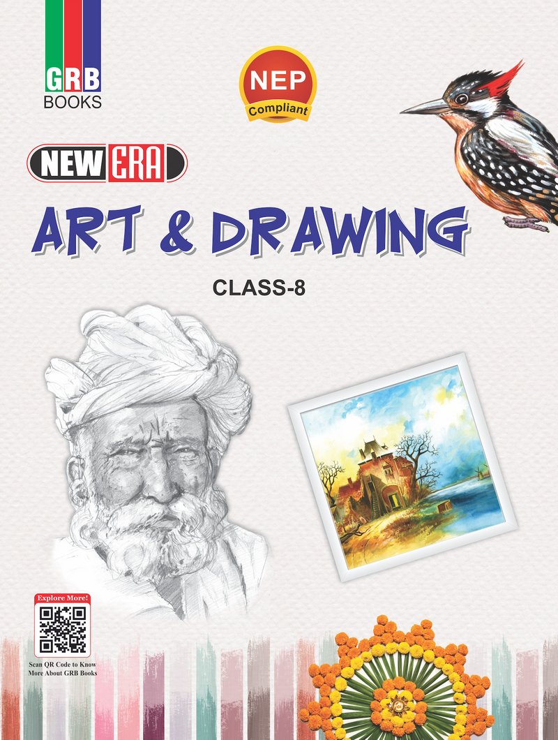GRB New Era Art & Drawing For Class 8 || NEP Compliant