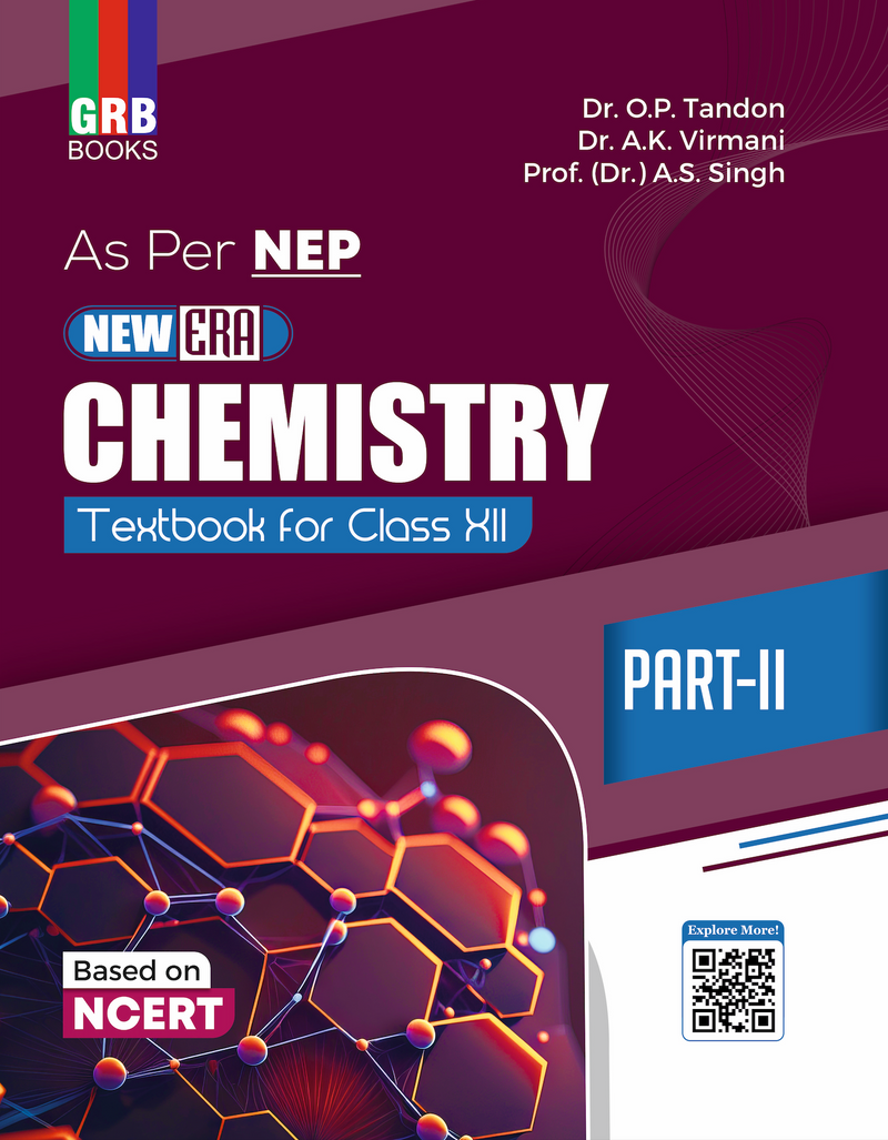 GRB New Era Chemistry Textbook for Class XII (Part I & Part II) || Based On NCERT || As Per NEP