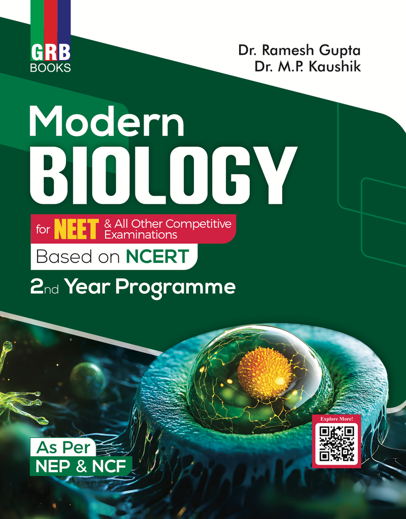 GRB Modern Biology For Class XII & NEET || Based On NCERT || As Per NEP