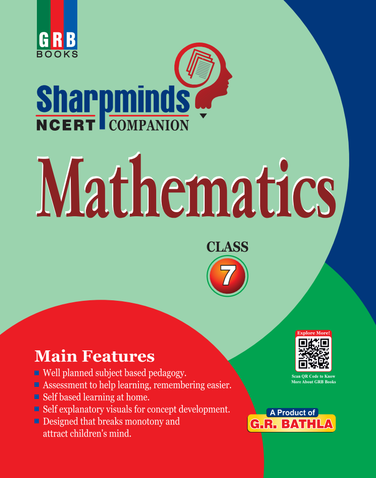GRB Sharpminds Mathematics || NCERT Companion for Class 7
