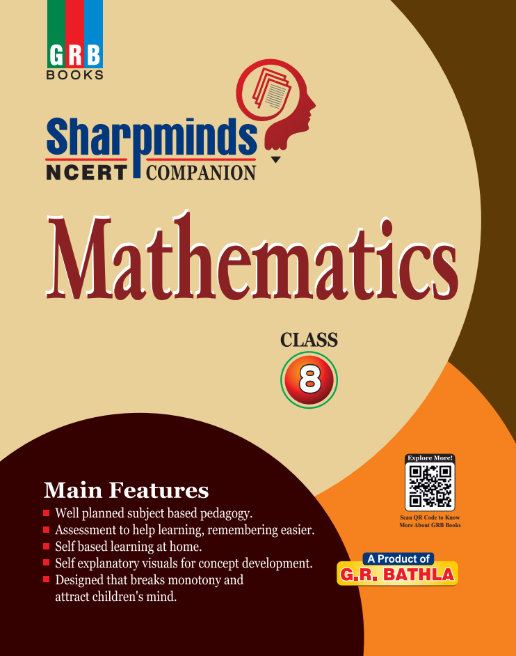 GRB Sharpminds Mathematics || NCERT Companion for Class 8