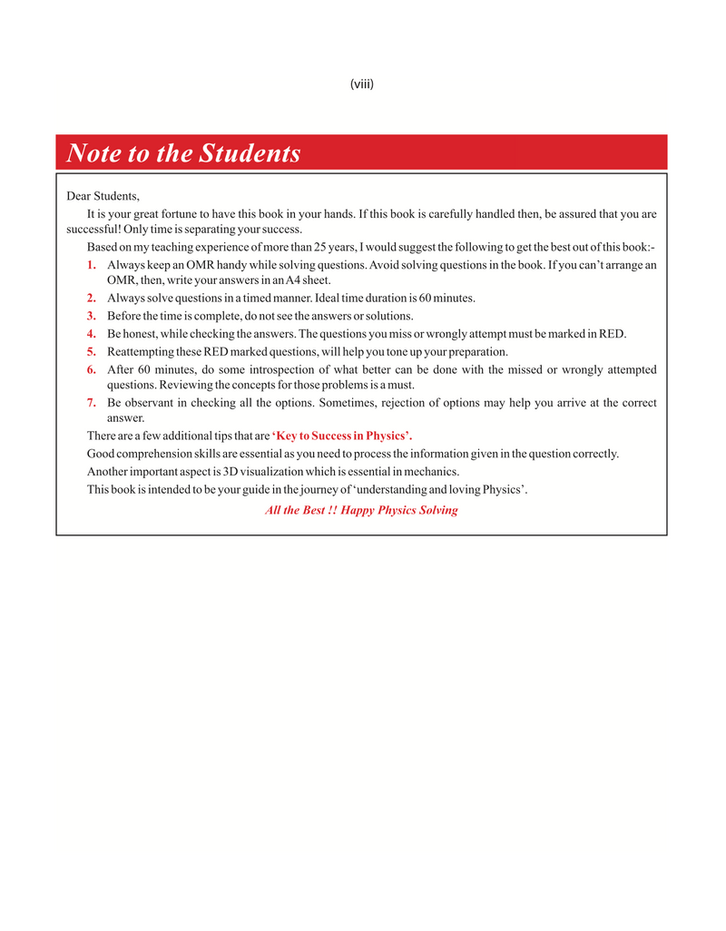 Topper's Question Bank Physics (Vol. 1) for IIT-JEE & Olympiad